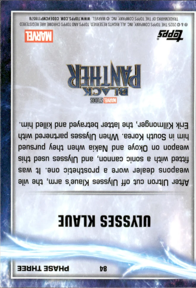 Ulysses Klaue card back