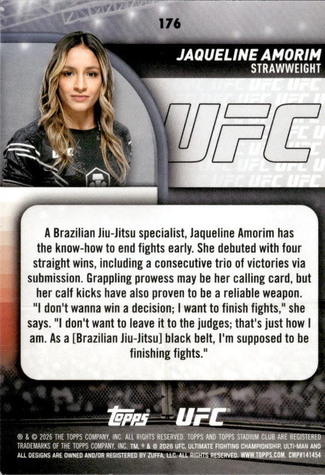 Jaqueline Amorim card back