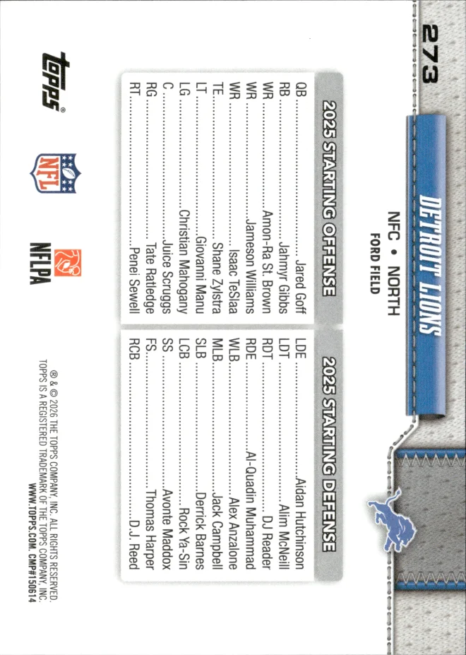 Card 14 card back