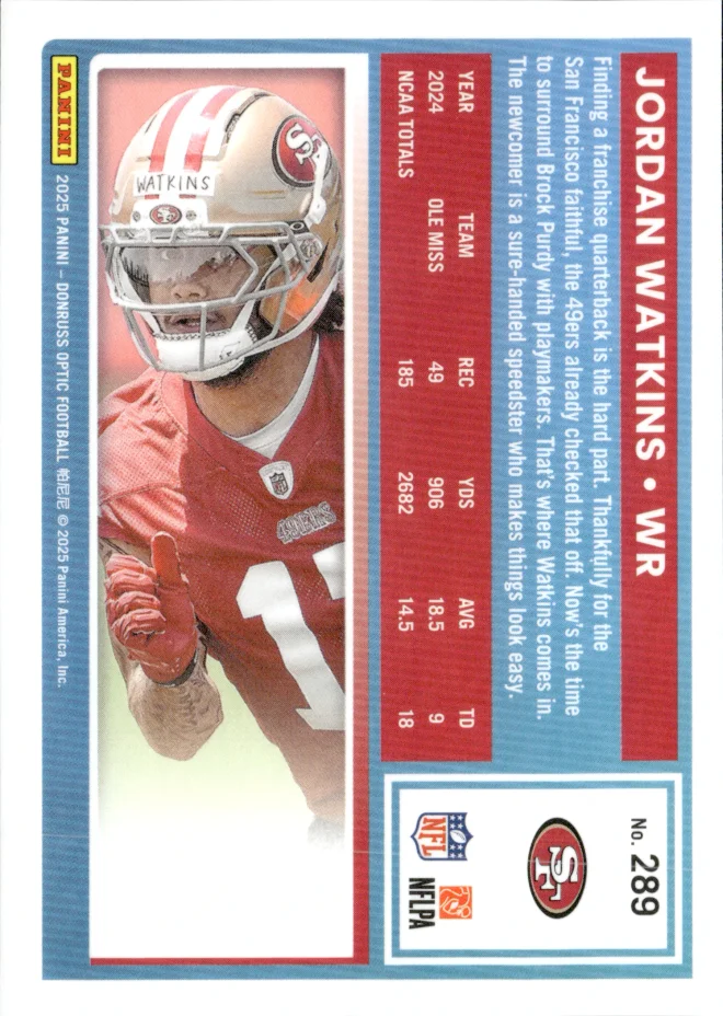 Jordan Watkins card back