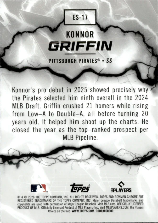 Konnor Griffin card back