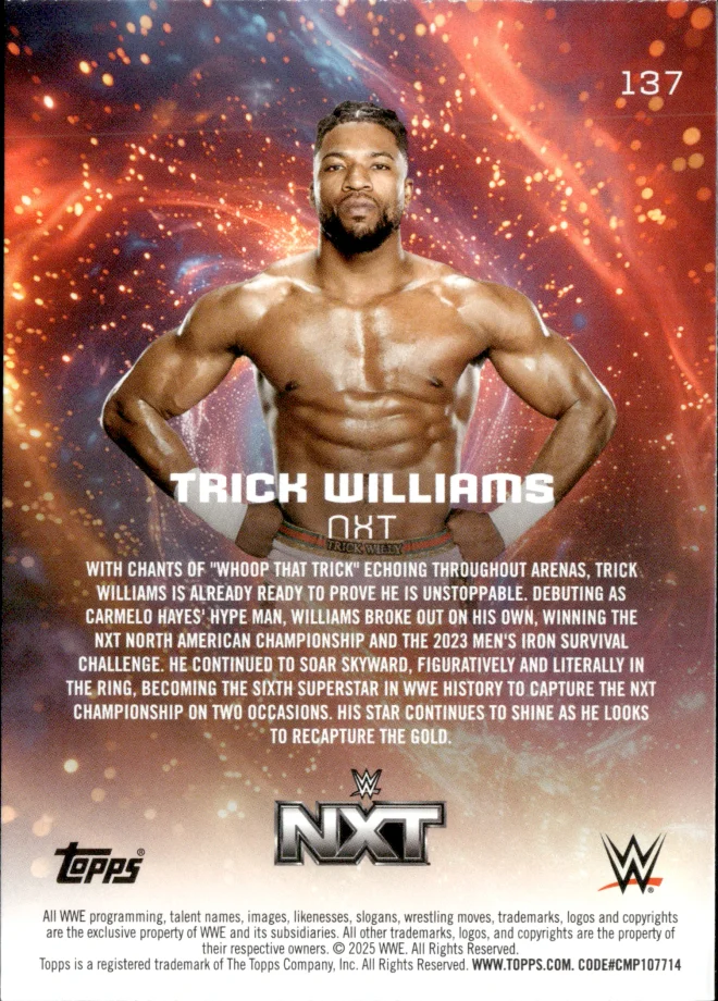 Trick Williams card back