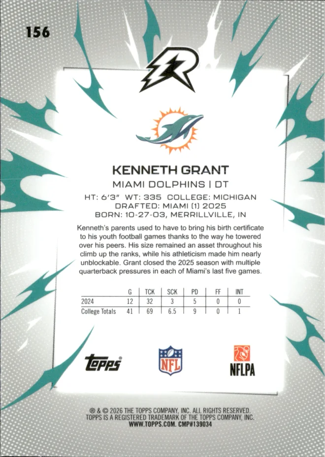 Kenneth Grant card back