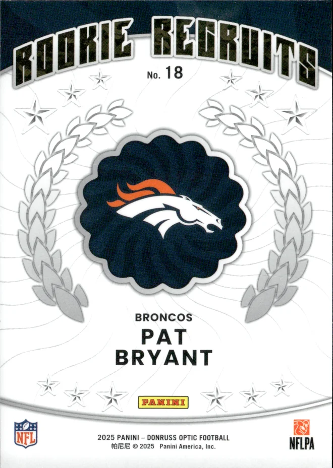 Pat Bryant card back