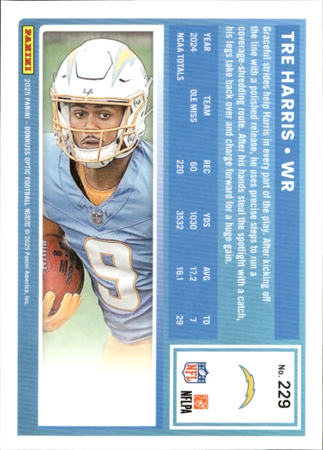 Tre Harris card back