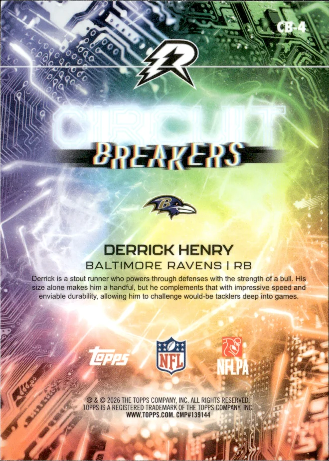 Derrick Henry card back