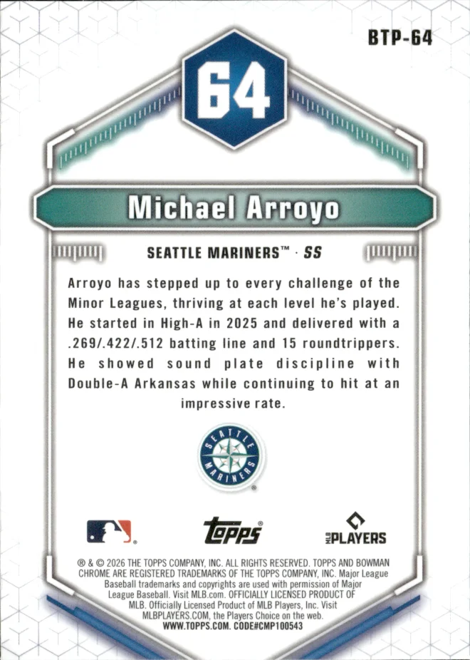 Michael Arroyo card back