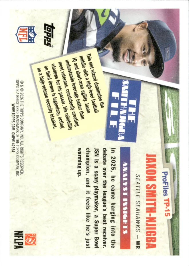 Jaxon Smith-Njigba card back