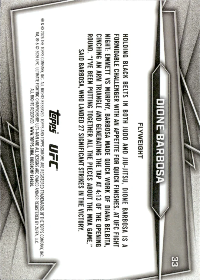 Dione Barbosa card back
