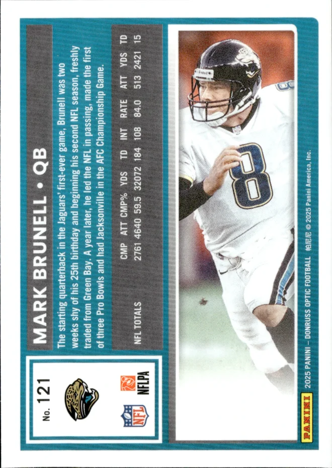 Mark Brunell card back