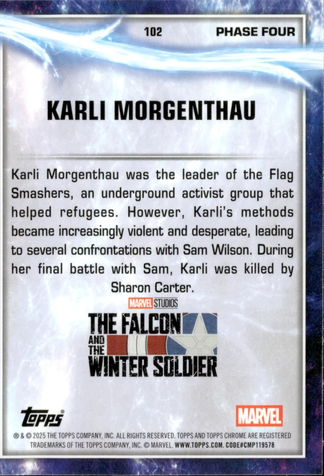 Karli Morgenthau card back