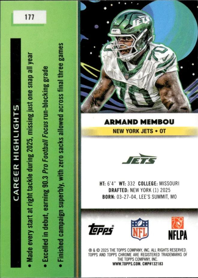 Armand Membou card back