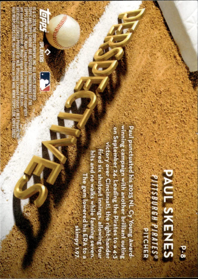 Paul Skenes card back