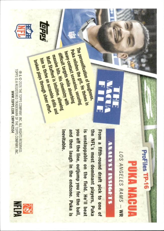Puka Nacua card back