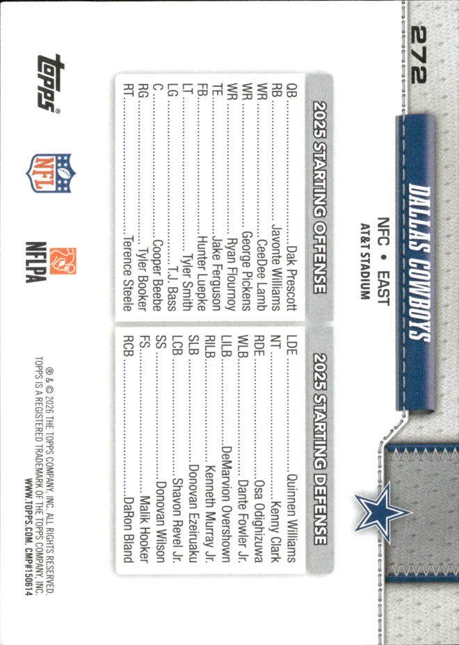 Card 4 card back