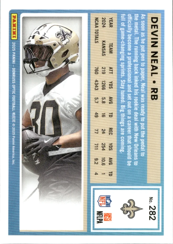 Devin Neal card back