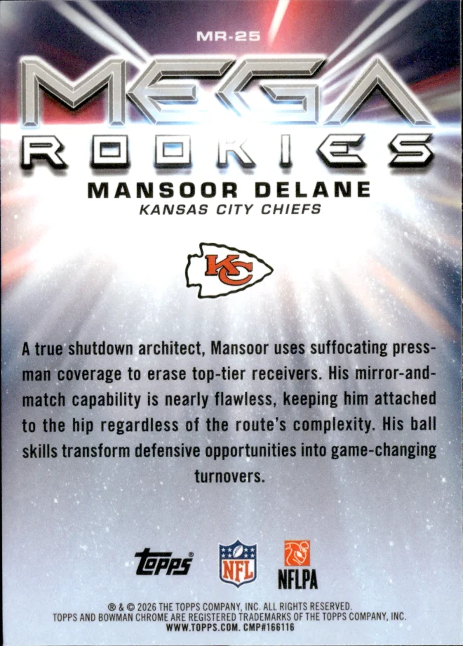 Mansoor Delane card back