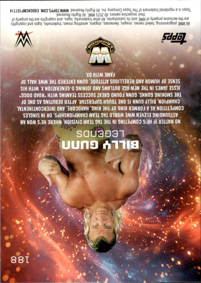 Billy Gunn card back