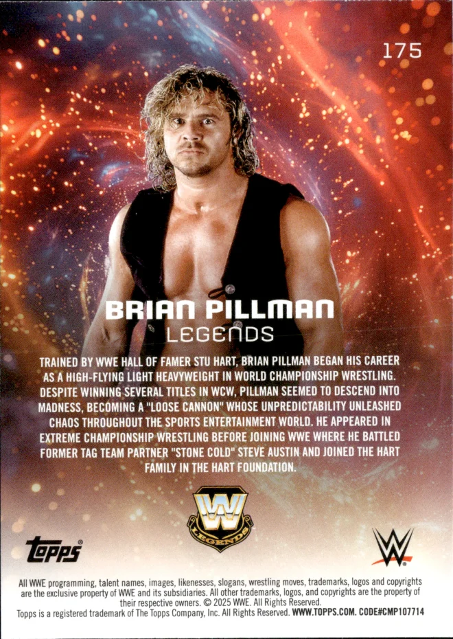 Brian Pillman card back