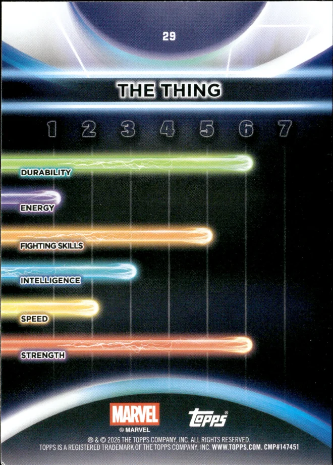 The Thing card back