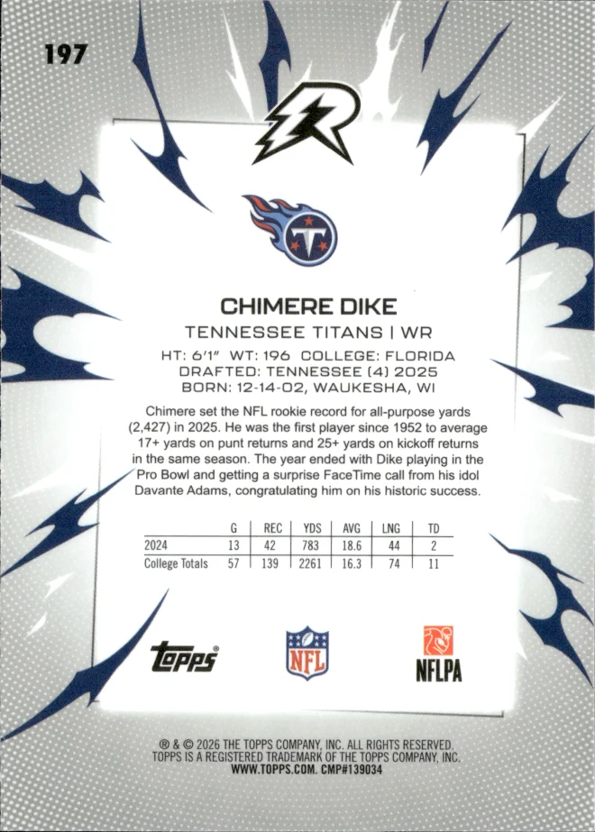 Chimere Dike card back