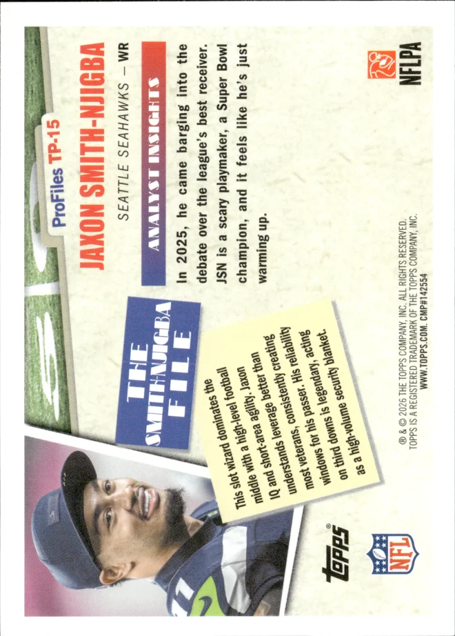Jaxon Smith-Njigba card back