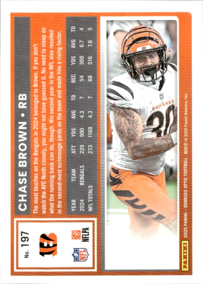 Chase Brown card back