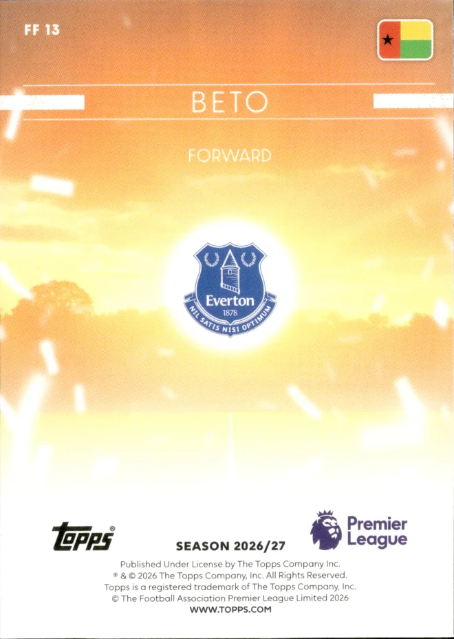 Beto card back