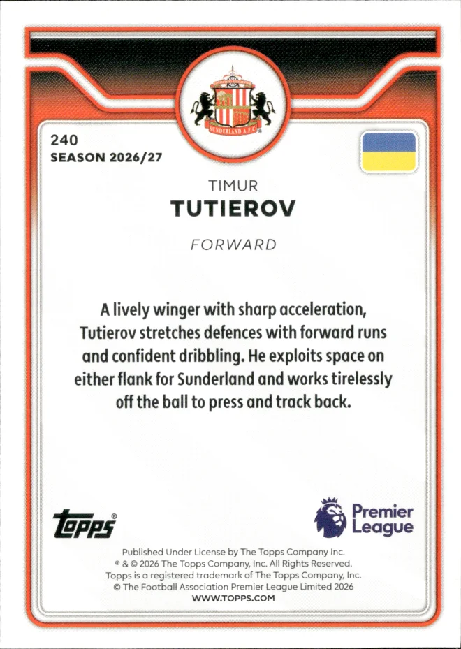 Timur Tutierov card back