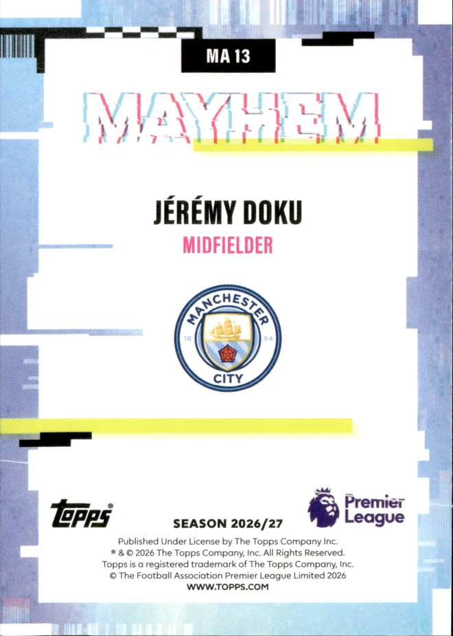 Jérémy Doku card back