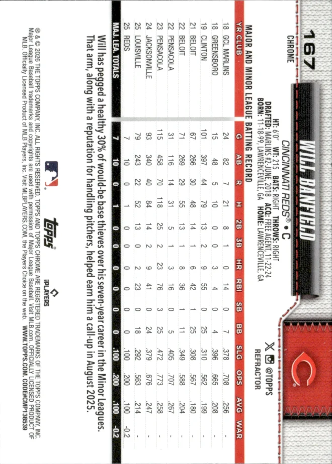 Will Banfield card back