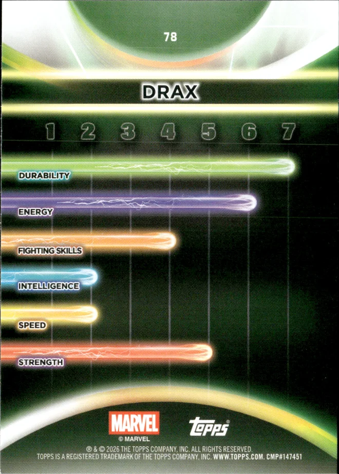 Drax card back