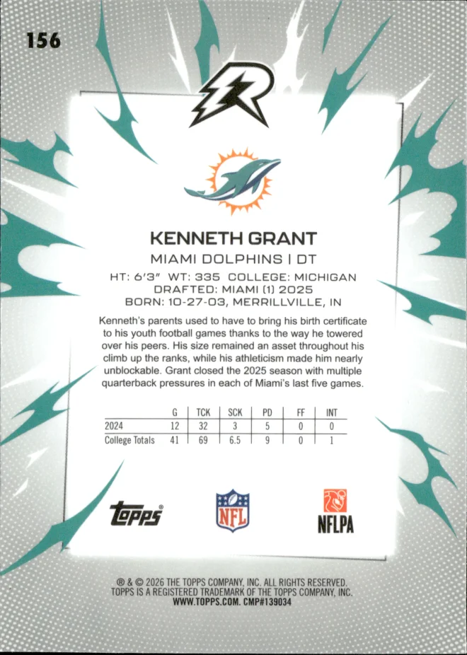 Kenneth Grant card back