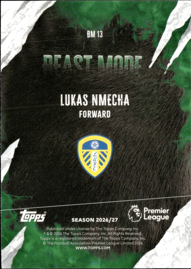 Lukas Nmecha card back