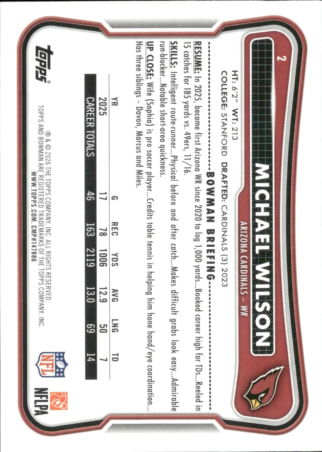 Michael Wilson card back
