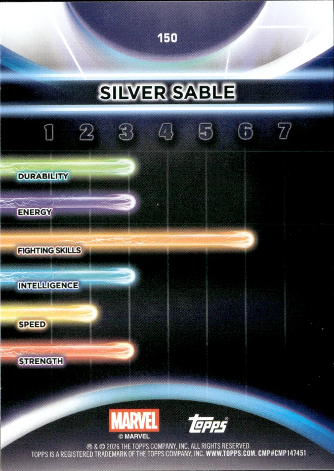 Silver Sable card back