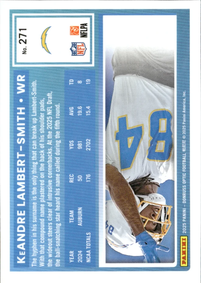 KeAndre Lambert-Smith card back