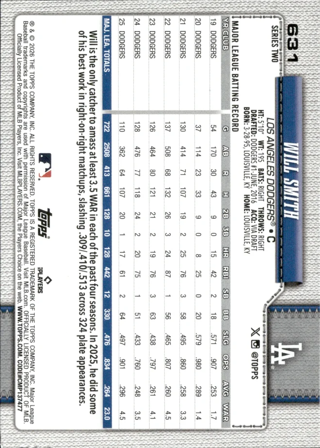 Will Smith card back
