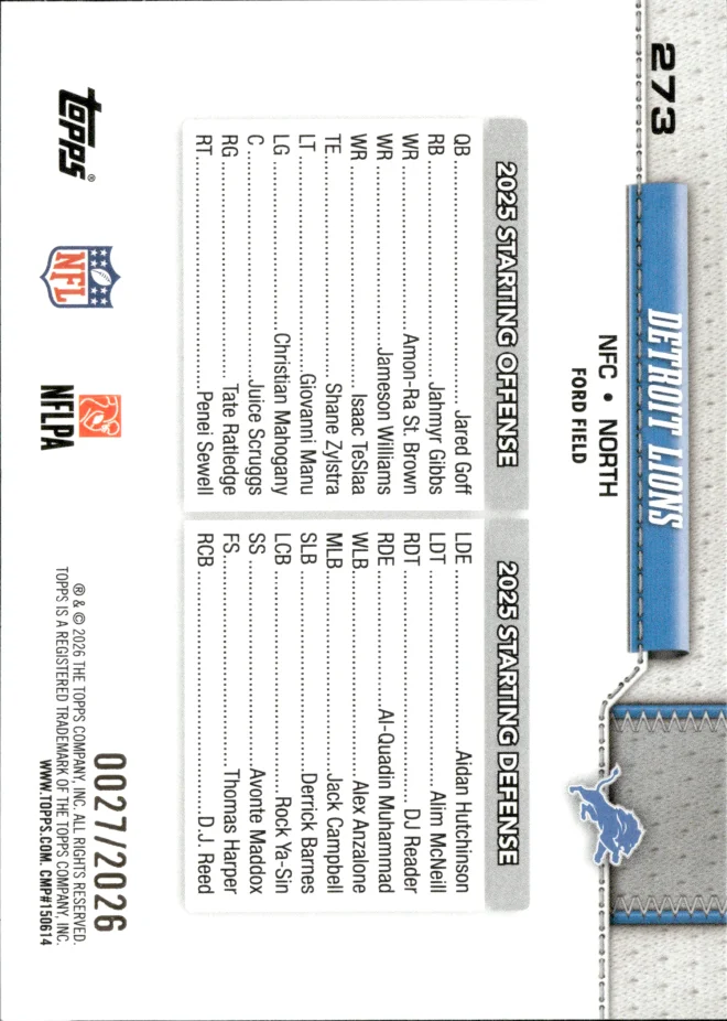 Card 10 card back
