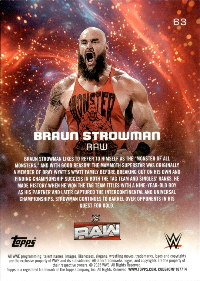 Braun Strowman card back