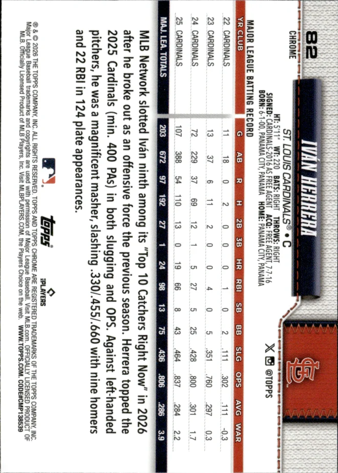 Iván Herrera card back