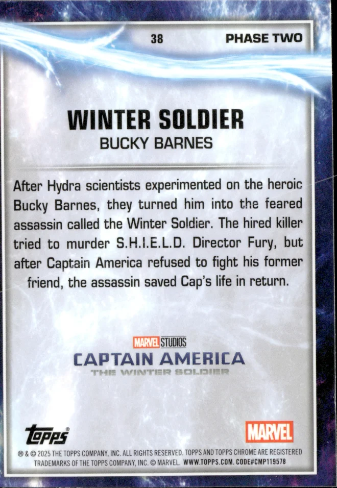 Bucky Barnes card back