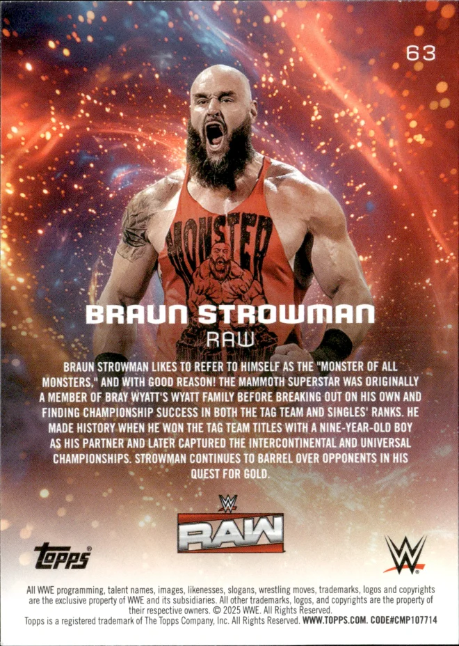 Braun Strowman card back