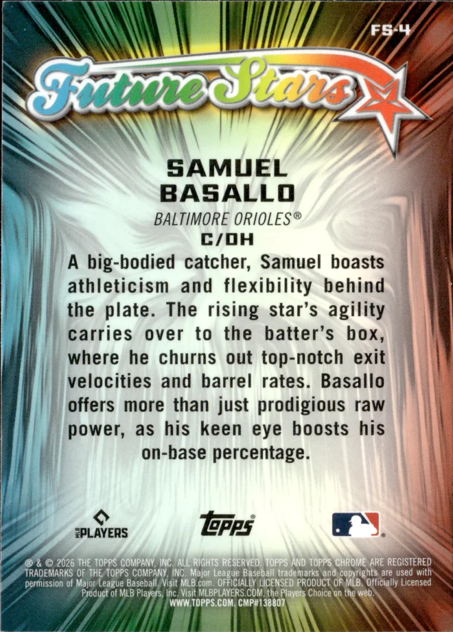 Samuel Basallo card back