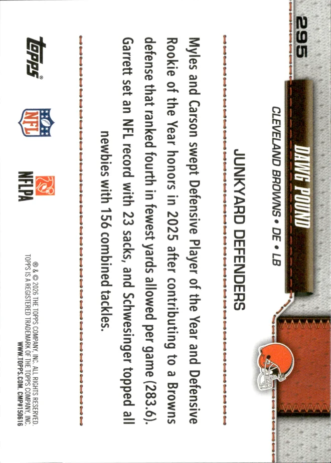Dawg Pound card back