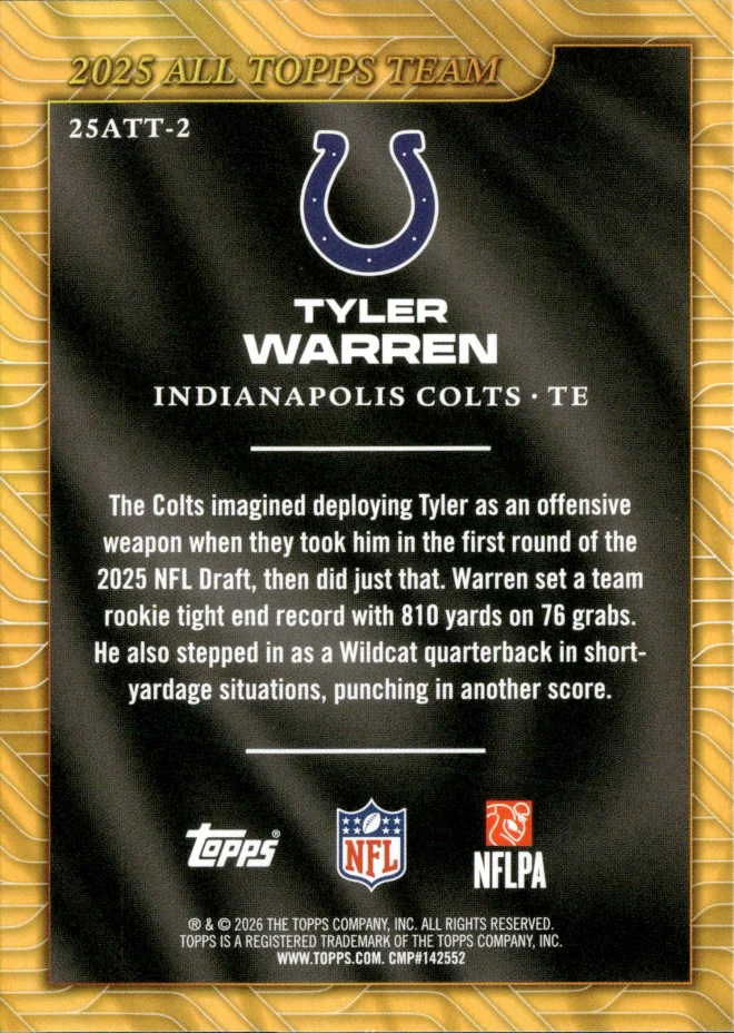 Tyler Warren card back