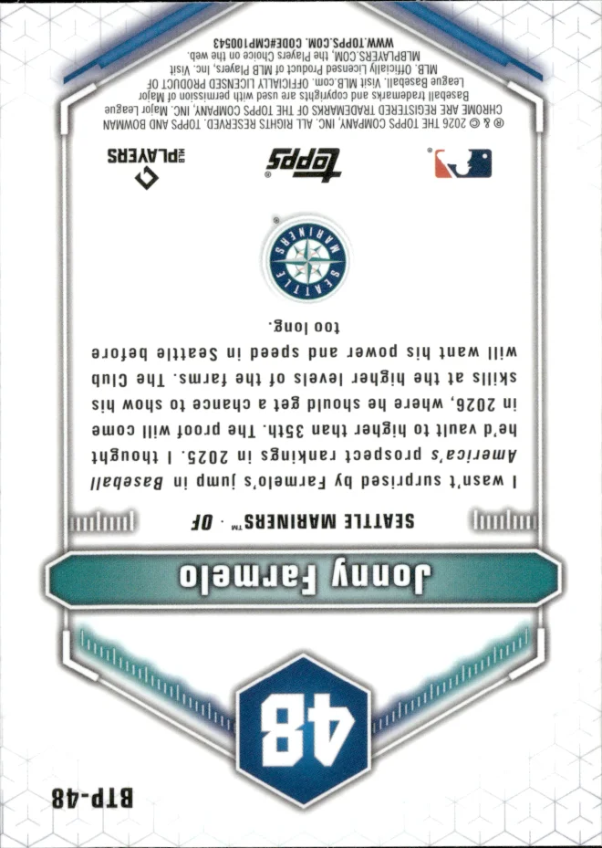 Jonny Farmelo card back