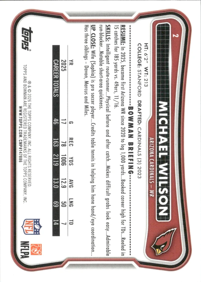 Michael Wilson card back