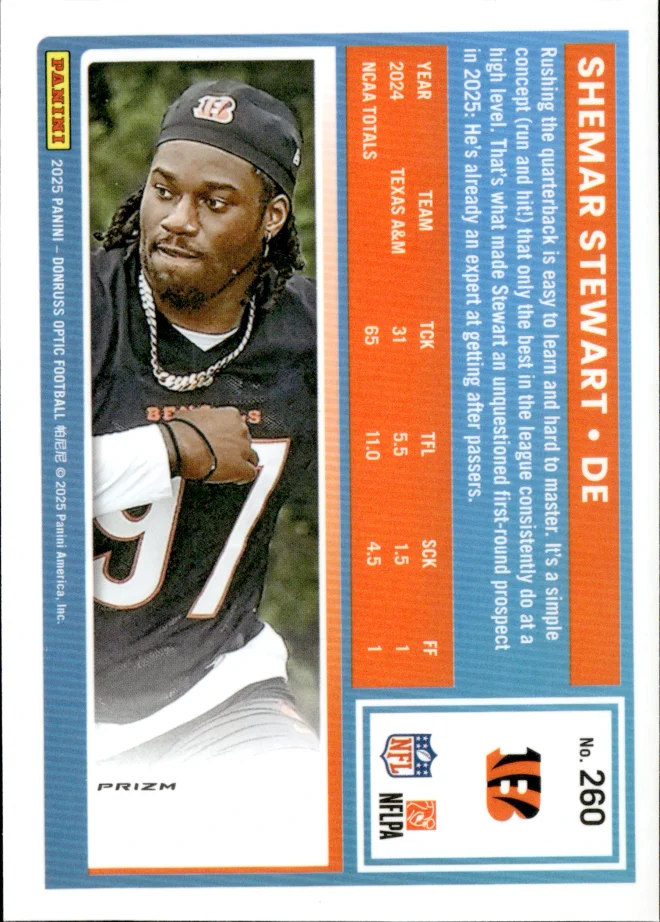 Shemar Stewart card back