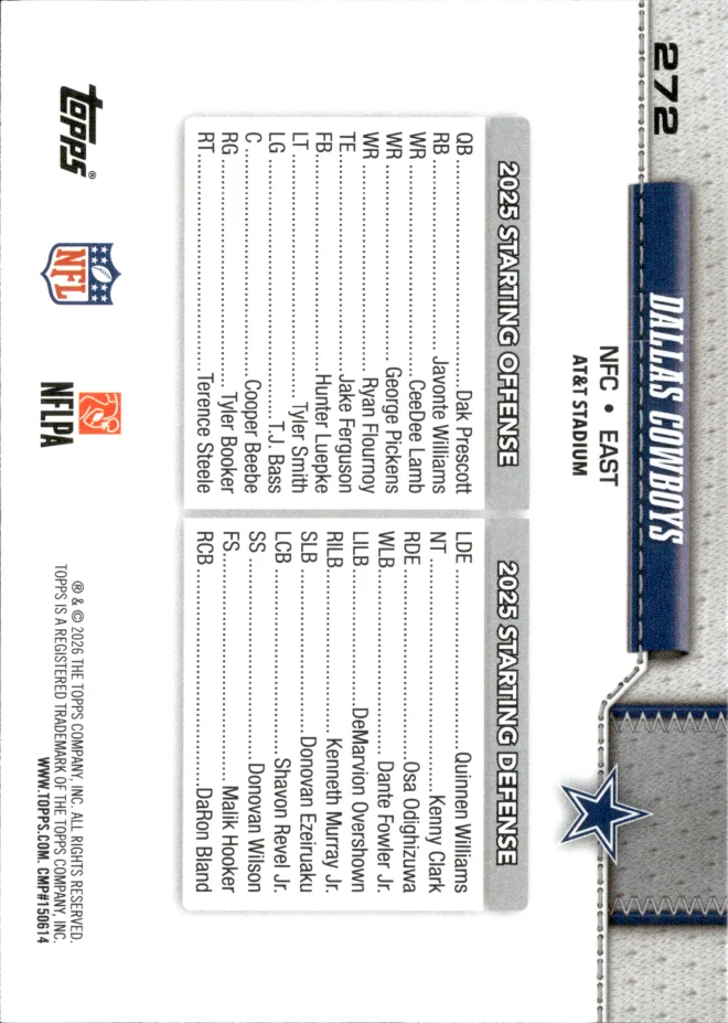 Card 5 card back